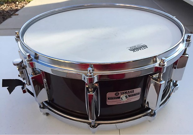 Yamaha 14x5.5 SD 075 Recording Custom Birch Snare Drum Japan in Made Aluminum Hoops Reverb