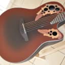 OVATION Celebrity Elite CE44 RRB Reverse Red Burst / Mid Cutaway / Acoustic-Electric / CE44-RRB
