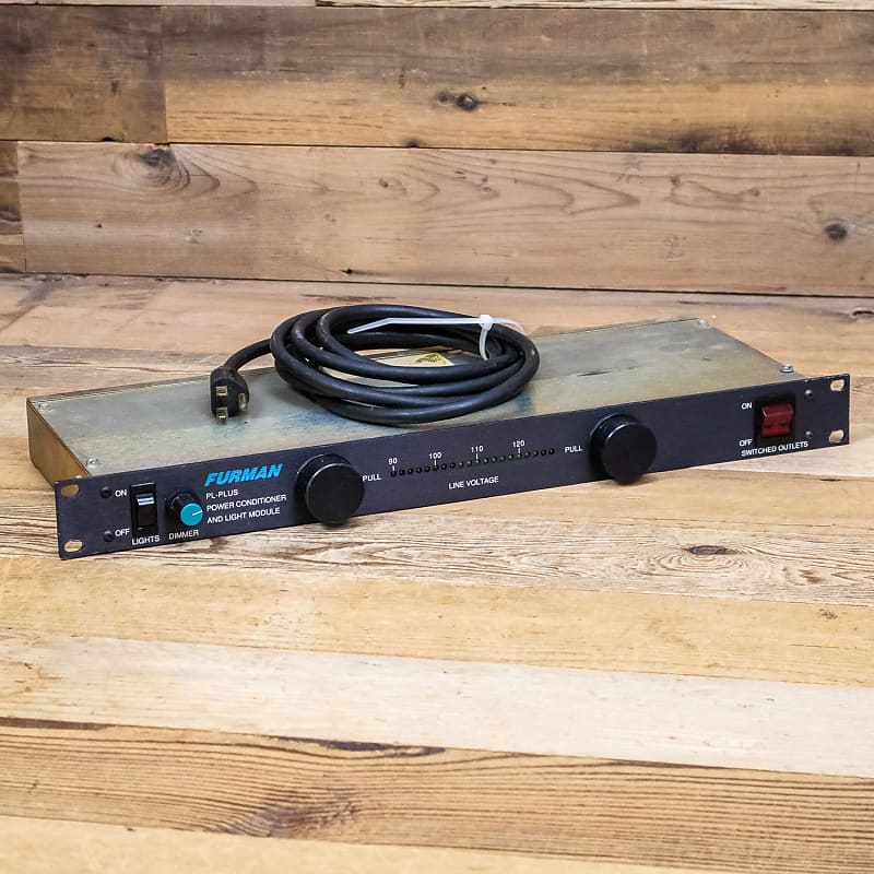 Furman PL Plus 8Outlet Power Conditioner and Light Module Reverb