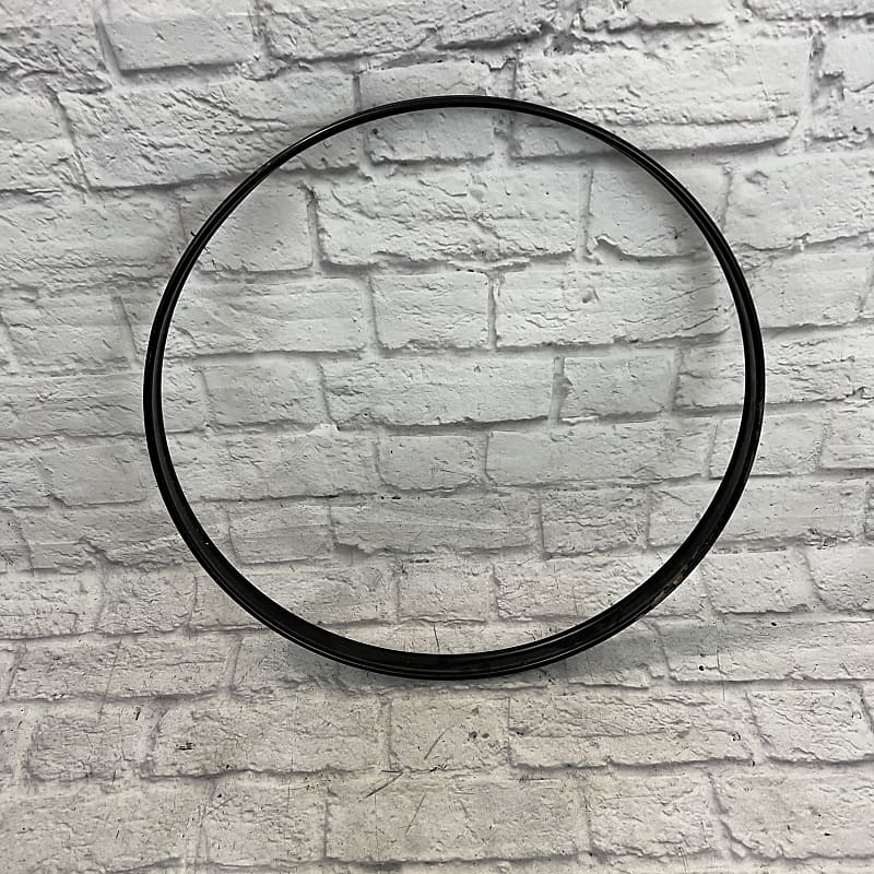 Unknown 22" Drum Hoop Black Aluminum Reverb