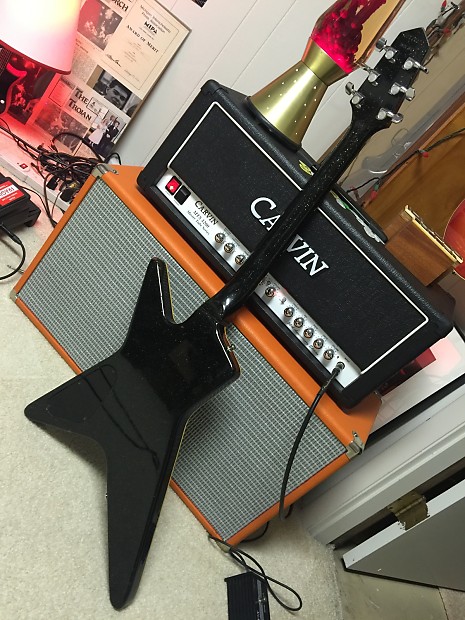 GUILD X-82 NOVA GUITAR USA 1981 BLACK SPARKLE | Reverb Canada