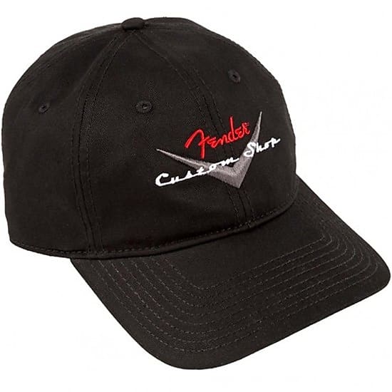 Fender #9106635306 - Custom Shop Hat, Black Baseball Cap | Reverb