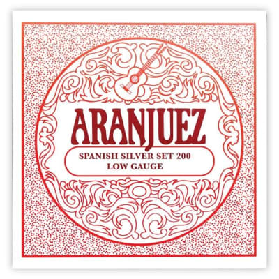 ARANJUEZ Classical Guitar Strings Spanish Silver 200 Low Gauge 7810