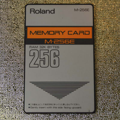 Roland M-256e Memory Card RAM 32K Bytes | Reverb