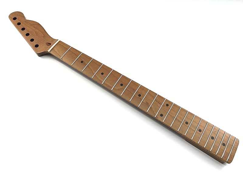 Geaux Guitar Tele Style Roasted Maple Neck w/ Rounded Fret Edges 2024 - Satin image 1