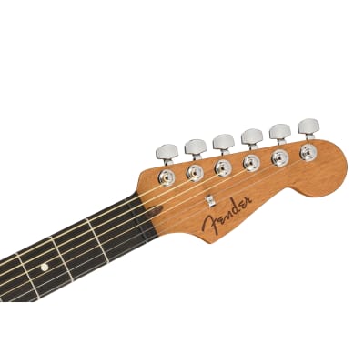 Fender American Acoustasonic Strat Guitar, Ebony Fretboard, Dakota Red (B-STOCK) image 5