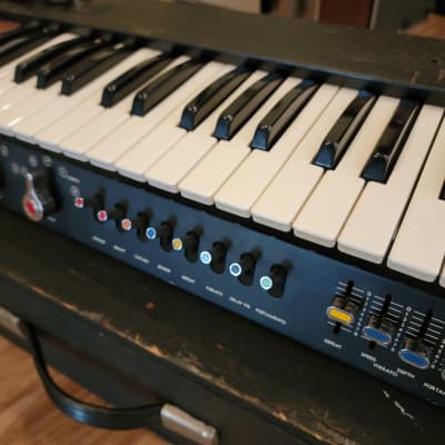 Univox Mini Korg 700 K-1 Synthesizer Vintage 70s Serviced No Issues W/Case image 4