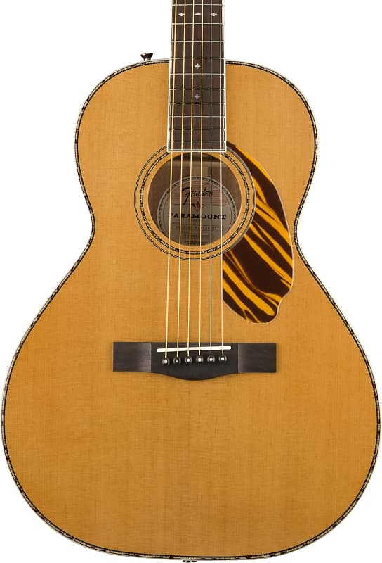 Fender PS-220E Parlor Acoustic-electric Guitar - Natural image 1