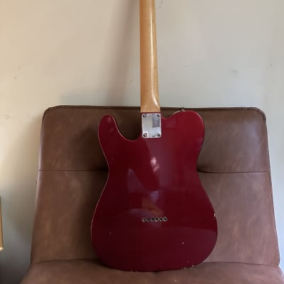 Fender Custom Shop 63 Telecaster Time Machine Light Relic 2002 - Aged Candy Apple Red image 4