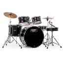 Mapex RB5294T Rebel Complete Drum Set, 5-Piece, Black