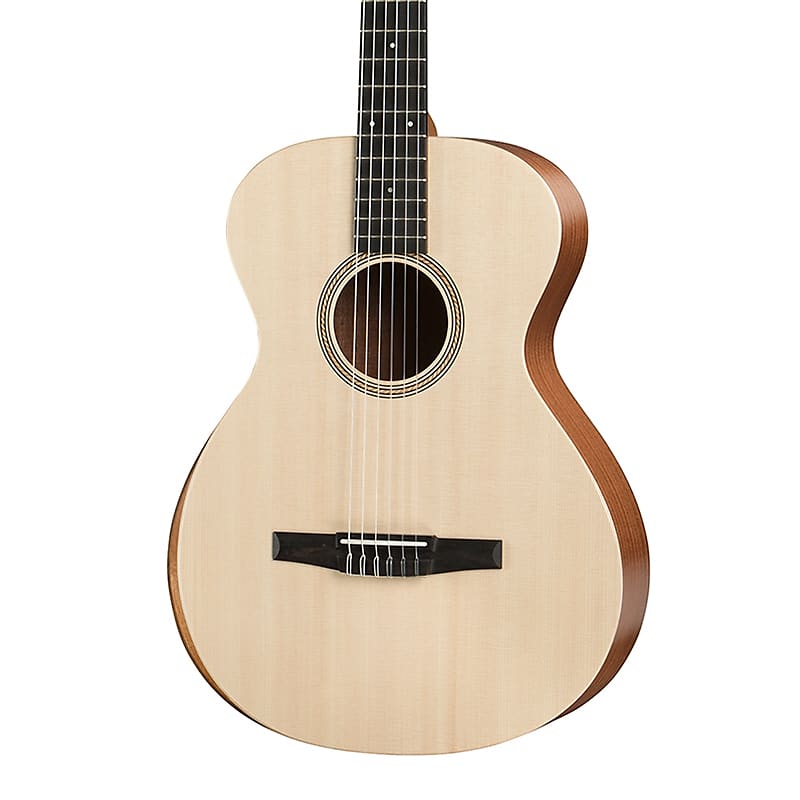 Taylor A12e-N Academy Series Nylon String Grand Concert Acoustic-Electric - Spruce Top with Sapele image 1
