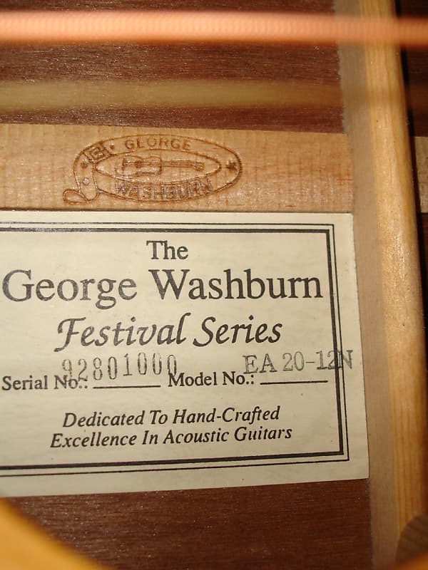 Washburn EA20 Festival Series 12-String Acoustic | Reverb Canada