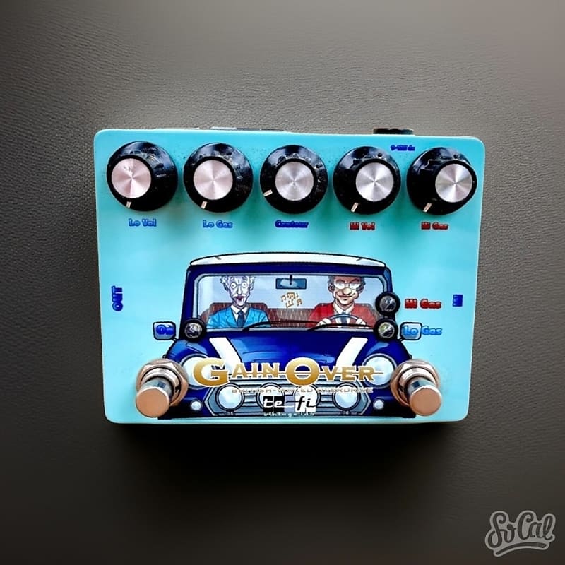 TEFI Vintage Lab GainOver Dual Overdrive (Limited Edition) “Psychedelic” image 1