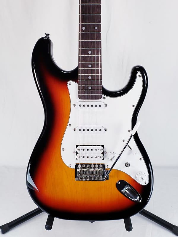 2019 Busker's BST-3H Sunburst Electric Guitar | Reverb