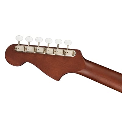 Fender Sonoran Mini Acoustic Guitar w/ Gig Bag, Walnut Fretboard, All Mahogany image 6