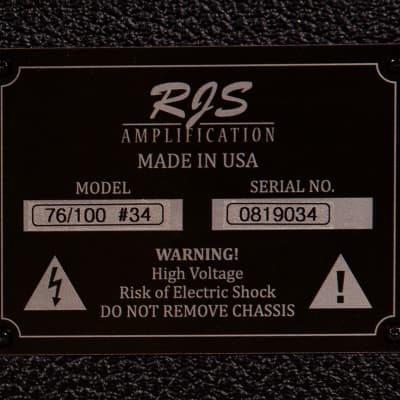 RJS Amplification 76/100 FL#34 2019 black image 16