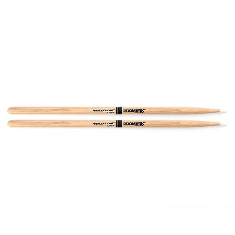 Pro-Mark TX7AN Hickory 7A Nylon Tip Drumsticks image 1