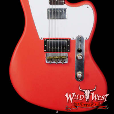 LsL Silverlake One HH Roasted Flame Maple Neck Rosewood Fingerboard Fiesta Red for sale