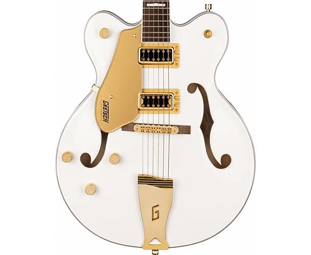 GRETSCH - G5422GLH ELECTROMATIC CLASSIC HOLLOW BODY DOUBLE-CUT WITH GOLD HARDWARE LEFT-HANDED LAUREL FINGERBOARD SNOWCREST WHITE image 1