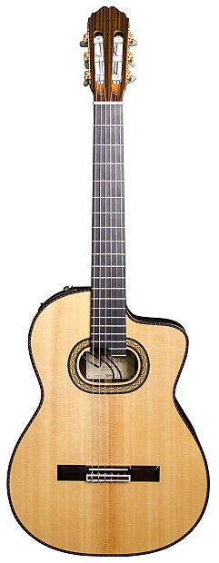 Takamine TH90 Hirade Series Classical Nylon String Acoustic/Electric Guitar Natural Gloss image 1
