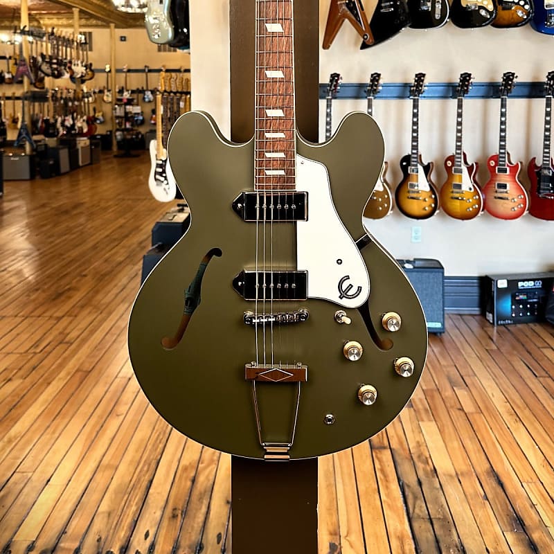 Epiphone Casino Worn Olive Drab中古美品 Epiphone Casino Worn Olive Drab中古美品 - メルカリ