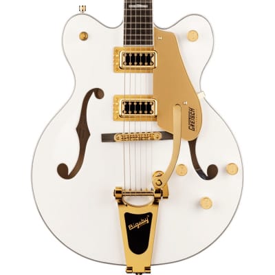 Gretsch G5422TG Electromatic Classic Hollow Body, Gold Hardware, Snow Crest White for sale