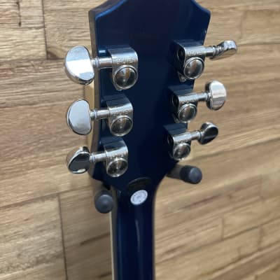 Epiphone Uptown Kat ES Semi Hollow Guitar- Sapphire Blue Metallic 7lbs  2oz. New! image 17