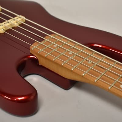 2022 Charvel Pro-Mod San Dimas 5-String Bass JJ V Candy Apple Red w/OHSC image 8