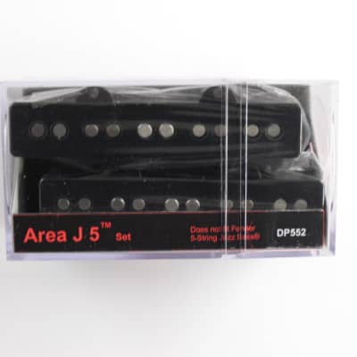 DiMarzio Area J 5 Bass Pick-up Set Black DP 552 for sale
