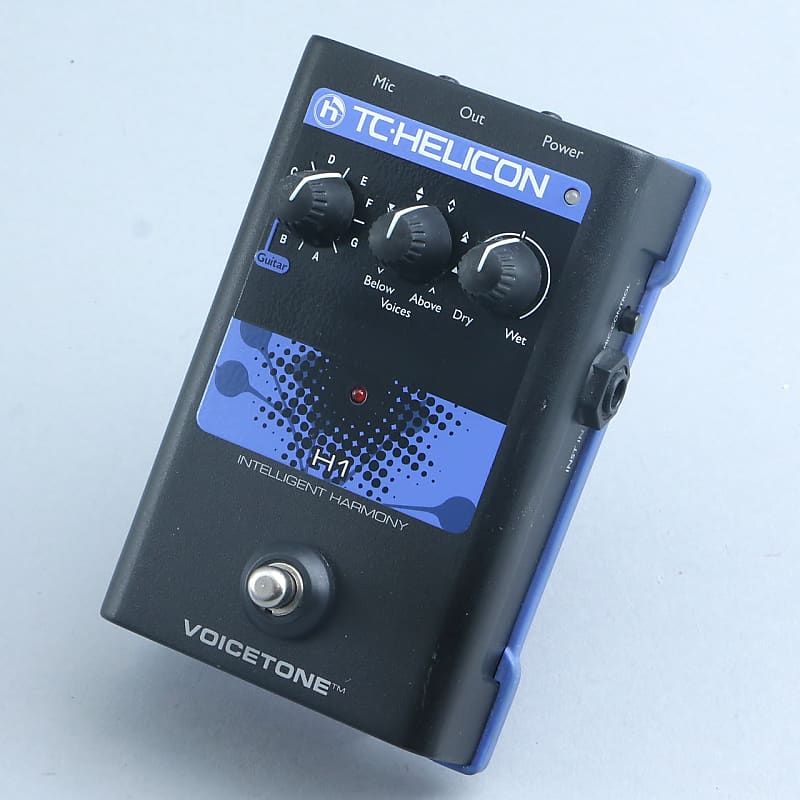 TC Helicon Voicetone H1 Intelegent Harmony Vocal Effects Pedal P-24786