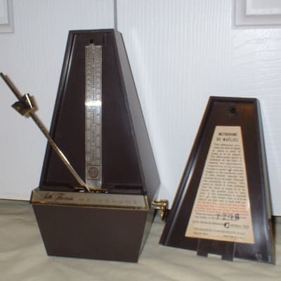 Fully Serviced Vintage Seth Thomas Metronome Conductor 1980s Brown Plastic Case, Metal Movement image 9