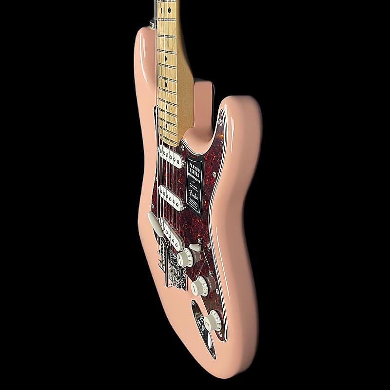 Fender Player Stratocaster Shell Pink MN Tortoise Pickguard Limited Edition  Electric Guitar