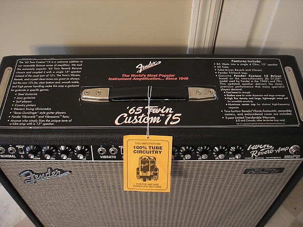 Fender twin reverb 15 inch speaker sale