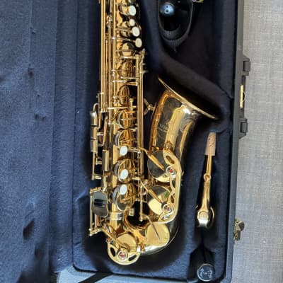 Yamaha YAS-480 Intermediate Eb Alto Saxophone with Selmer S80 mouthpiece