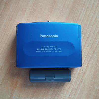 Panasonic Walkman Cassette player RQ S75 Blue working video | Reverb