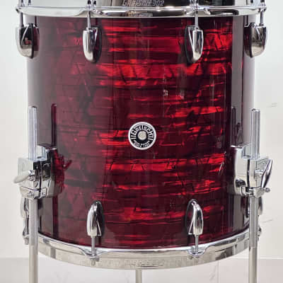 Gretsch 24/12/14/16/5.5x14" Brooklyn Drum Set - Red Oyster Pearl image 16