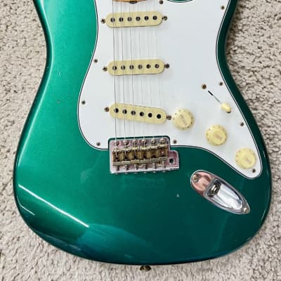 Fender Custom Shop 69 Strat Journeyman Relic Elec. Guitar - British Racing Green image 3