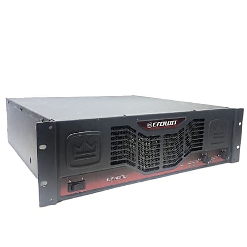 Crown Audio CE4000 TwoChannel Power Amplifier 2249 USED Reverb