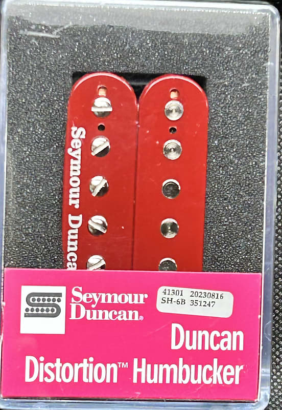 Seymour Duncan SH-6B Duncan Distortion Bridge Humbucker - Red