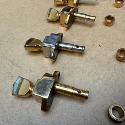 Gibson Vintage firebird banjo style tuners gold image 8