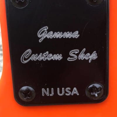 GAMMA Custom Bass Guitar PF21-02, Fretless Alpha Model, Navajo Orange image 7