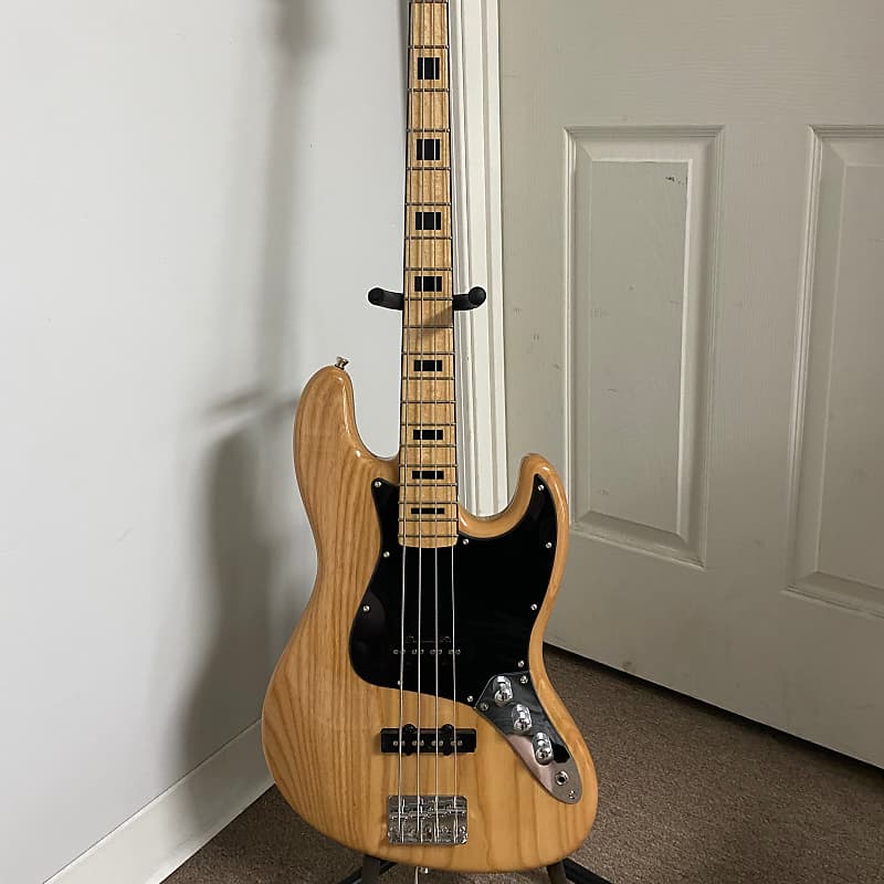 Used Austin AJB300N 4 String Electric Bass - Natural image 1