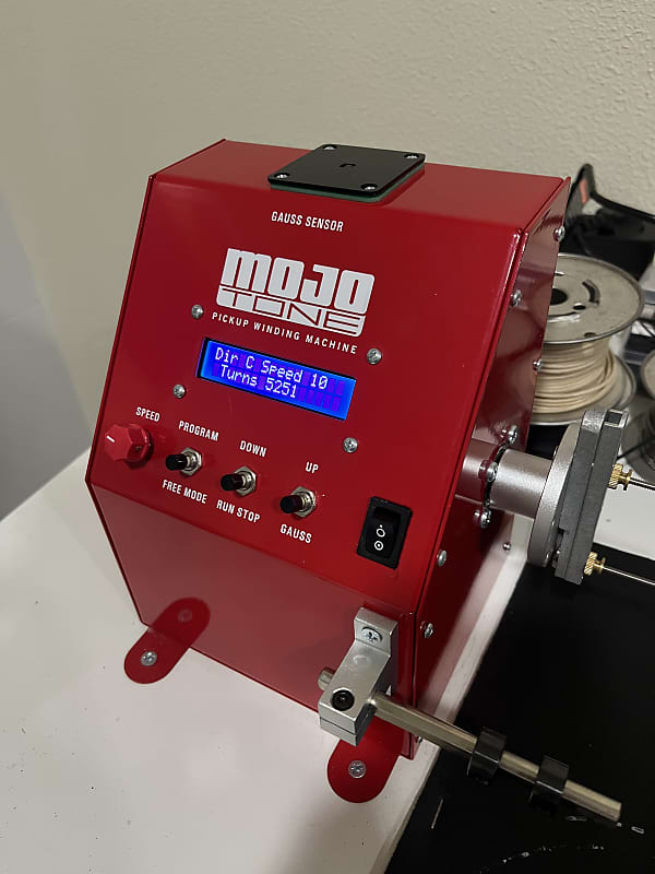 Mojotone Pickup Winder (Pickup Winding Machine 2023 - Red) | Reverb