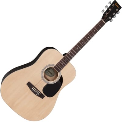 Encore EW-100N Acoustic Guitar, Natural for sale