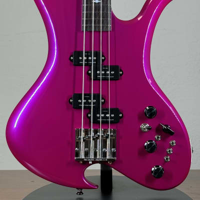 B.C. Rich Custom Shop Wave Bass 2024 - Ultraviolet image 4