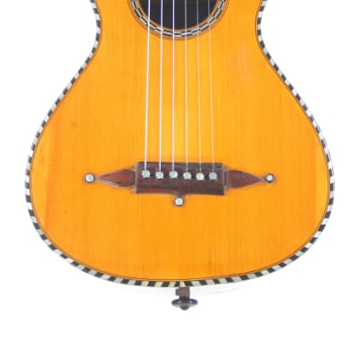 Guyot (Guiot) 1849 - Ladies' model Romantic guitar in Panormo style with smaller dimensions and excellent sound! image 2