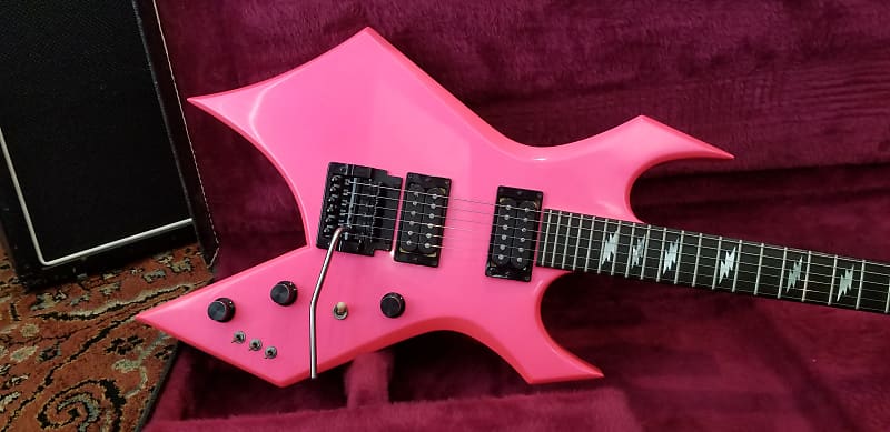 Pink bc rich warlock hotsell