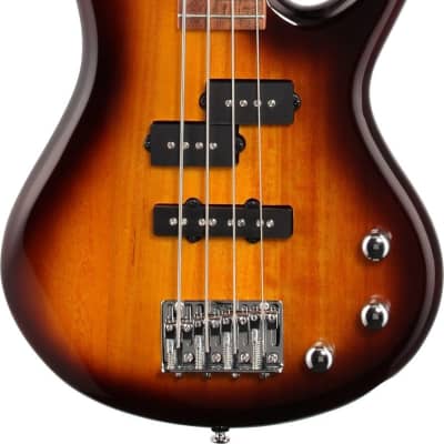 Ibanez GSR Mikro Compact 4-String Electric Bass Brown Sunburst image 2