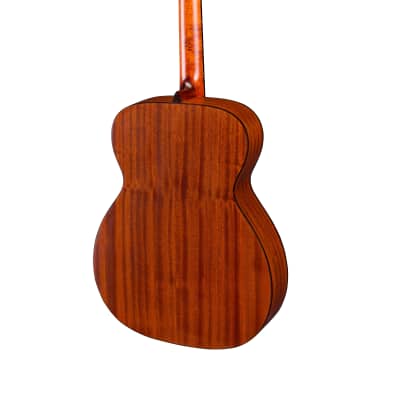 Eastman E1OM Solid Sitka Spruce / Sapele OM Acoustic Guitar Natural w/ Gig Bag image 3