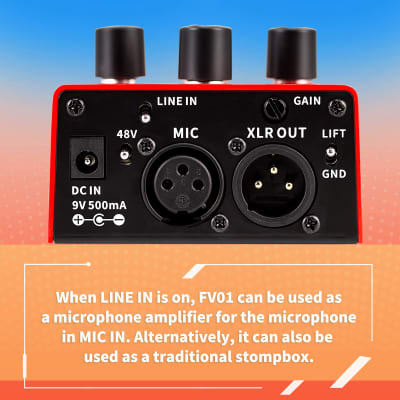 FLAMMA FV01 Correcior Vocal Pitch Correction Effect Pedal New image 4